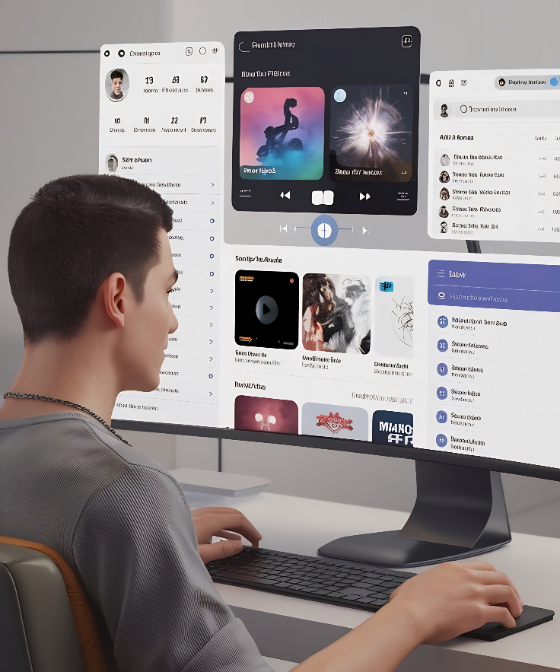 Creator managing their page